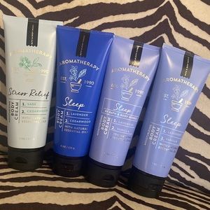 Bath& Body Works Body Cream Sleep Lavender and Vanilla all 4 included for price